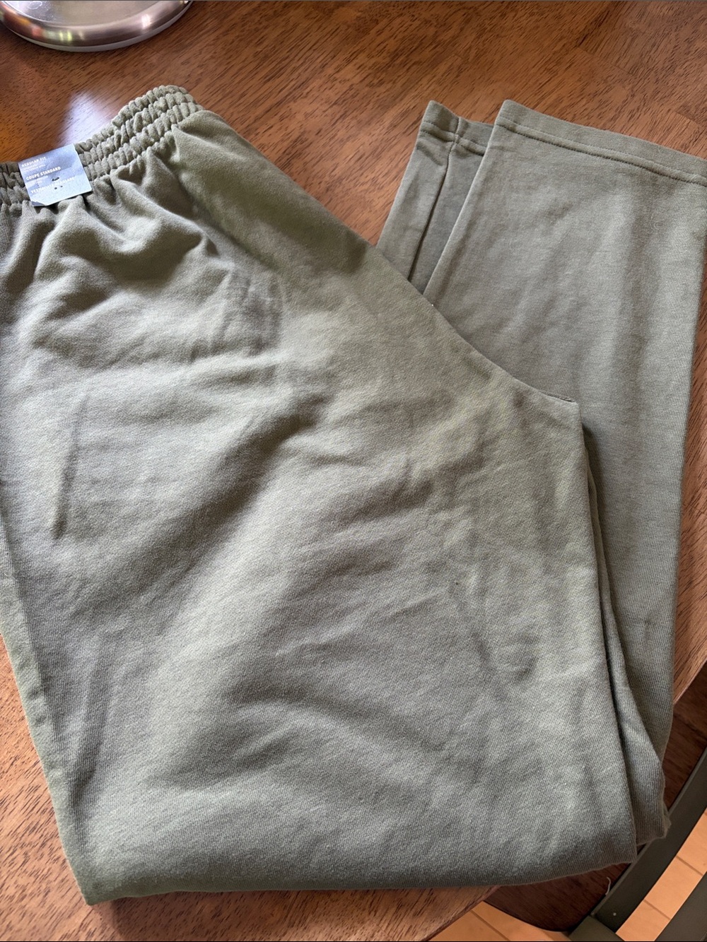 Men's Olive Green Adidas Sweatpants Size L NWT